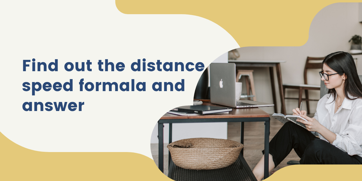 Master the formula of speed distance times
