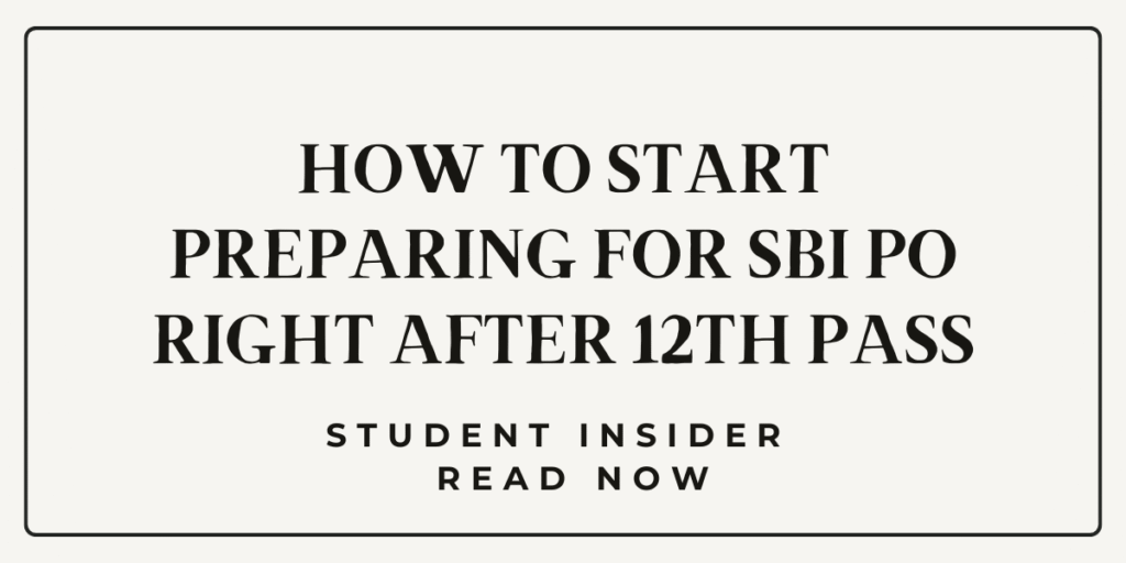 How to Start Preparing for SBI PO