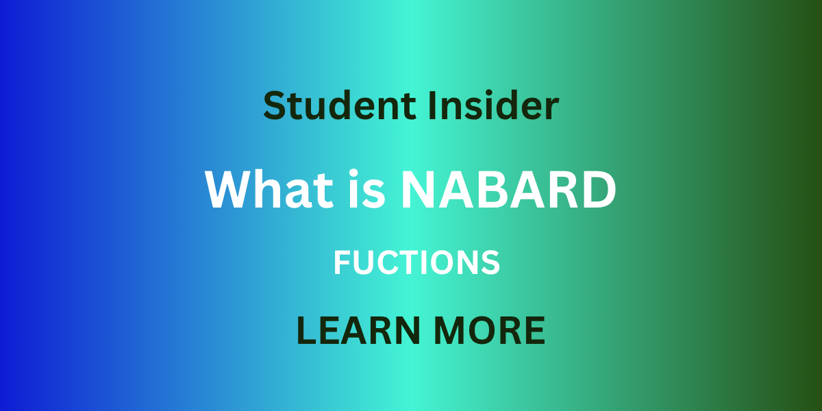 What is NABARD?